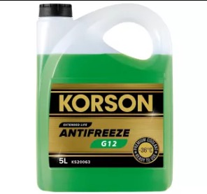 Антифриз Korson Extended Life Antifreeze, OAT, G12,5 литров,зеленый