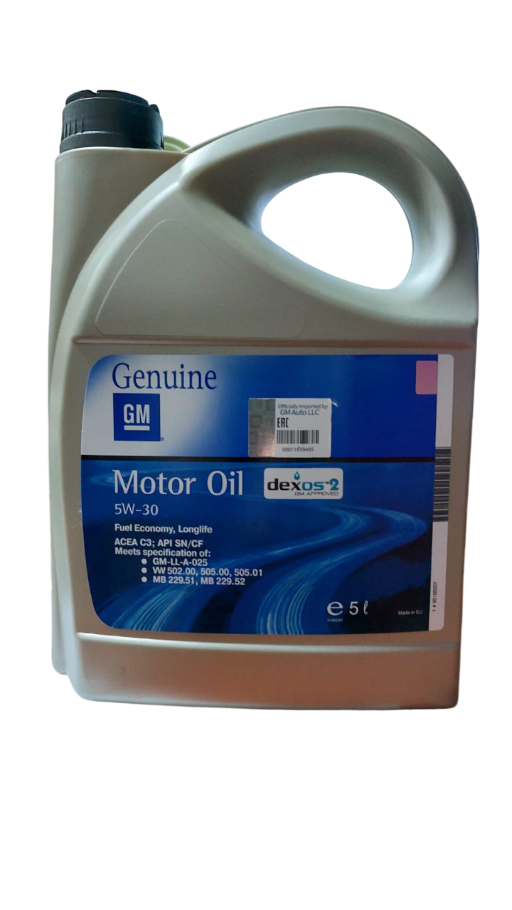 Моторное масло General Motors 5W30 Fuel Economy Longlife DEXOS-2