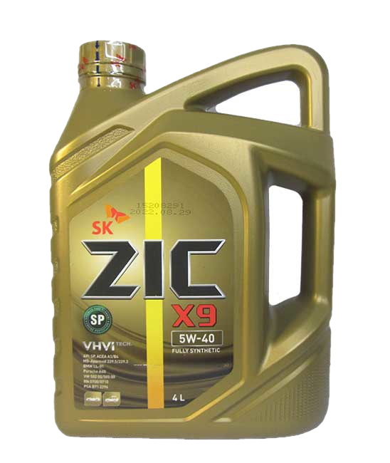 162613 ZIC X9 5W-40Полностью синтетическое моторное масло